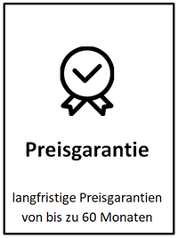 Preisgarantie - langfristige Preisgarantien von bis zu 60 Monaten